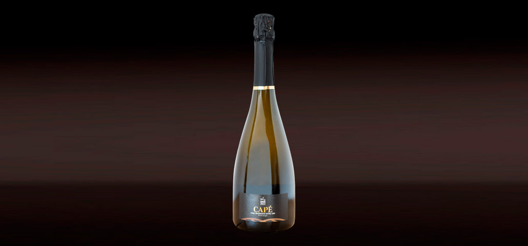 dettaglio bottiglia capè spumante